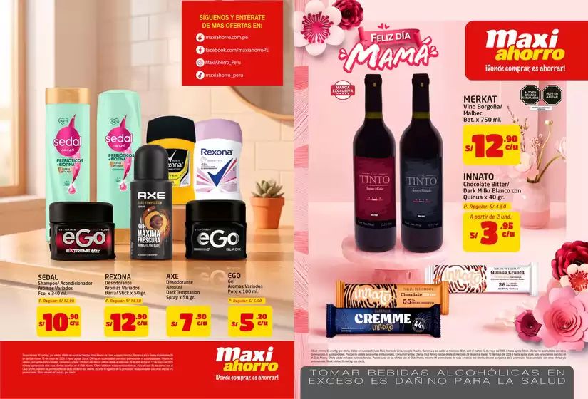 Catálogo MaxiAhorro en Huanchaco | Grandes descuentos en productos seleccionados | 2026-04-29T00:00:00.000Z - 2026-05-12T00:00:00.000Z
