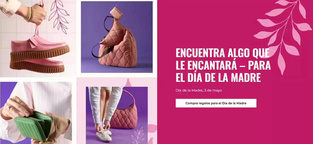 Catálogo Clarks | Para el dia de la madre | 2026-04-29T00:00:00.000Z - 2026-05-10T00:00:00.000Z