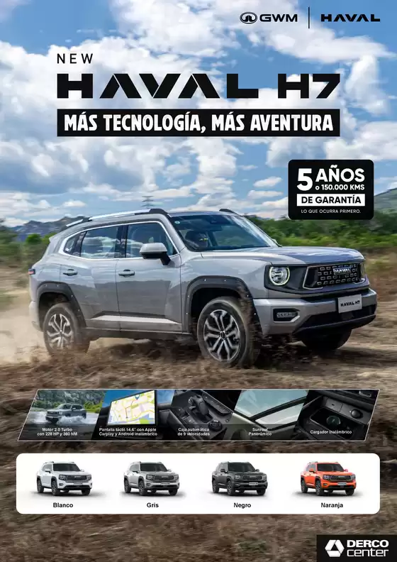 Catálogo Great Wall en Baños Del Inca | Ficha tecnica h7 | 2026-04-30T00:00:00.000Z - 2026-05-14T00:00:00.000Z