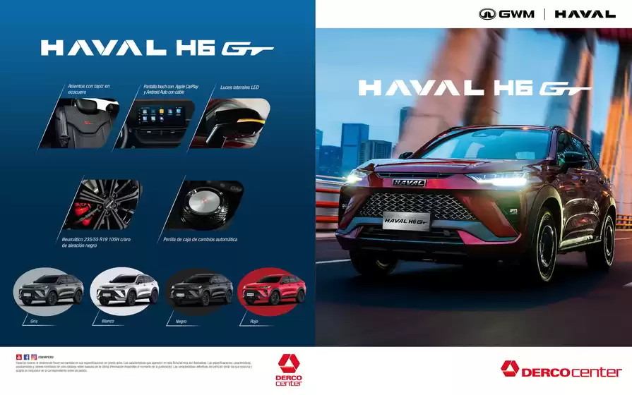 Catálogo Great Wall en Baños Del Inca | Ficha tecnica h6 gt v1 | 2026-04-30T00:00:00.000Z - 2026-05-14T00:00:00.000Z