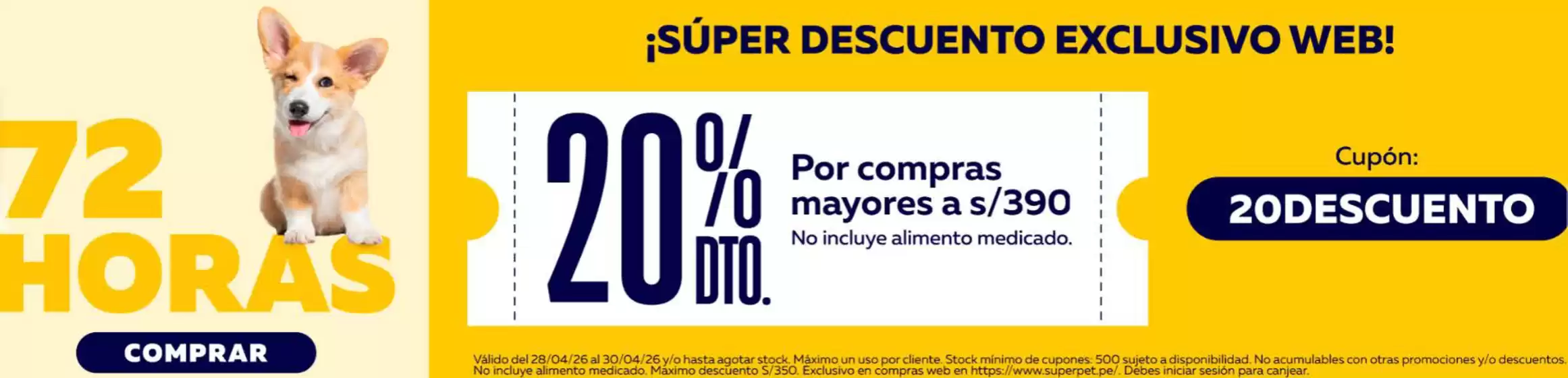 Catálogo Superpet | Super descuentos exlusivo web  | 2026-04-30T00:00:00.000Z - 2026-04-30T00:00:00.000Z
