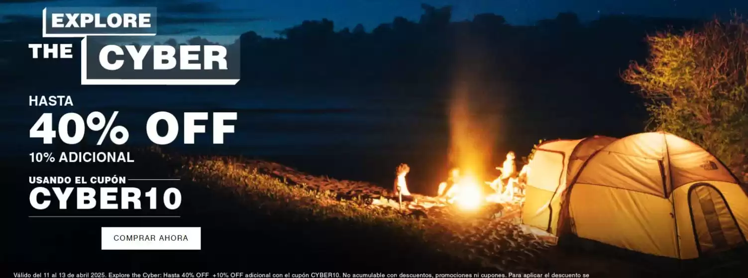 Catálogo The North Face | Explore the cyber | 2025-04-10T00:00:00.000Z - 2025-04-13T00:00:00.000Z