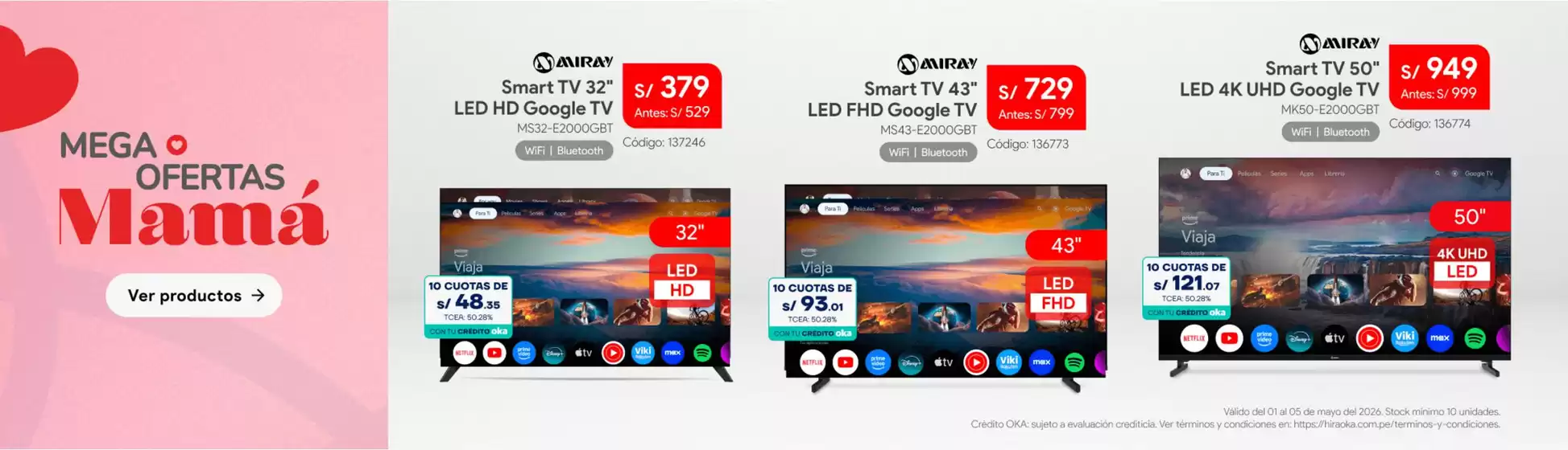 Catálogo Hiraoka en Yungay | Nuestras mejores ofertas para ti | 2026-05-01T00:00:00.000Z - 2026-05-05T00:00:00.000Z