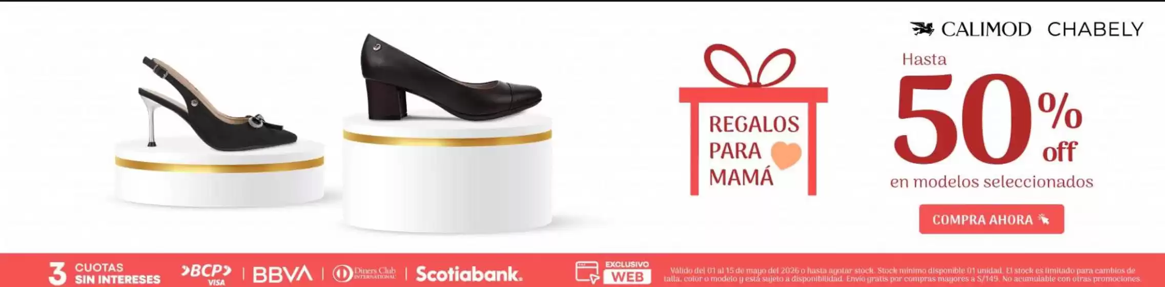 Catálogo CaliMod | Regalos para mama 50%off  | 2026-05-04T00:00:00.000Z - 2026-05-15T00:00:00.000Z