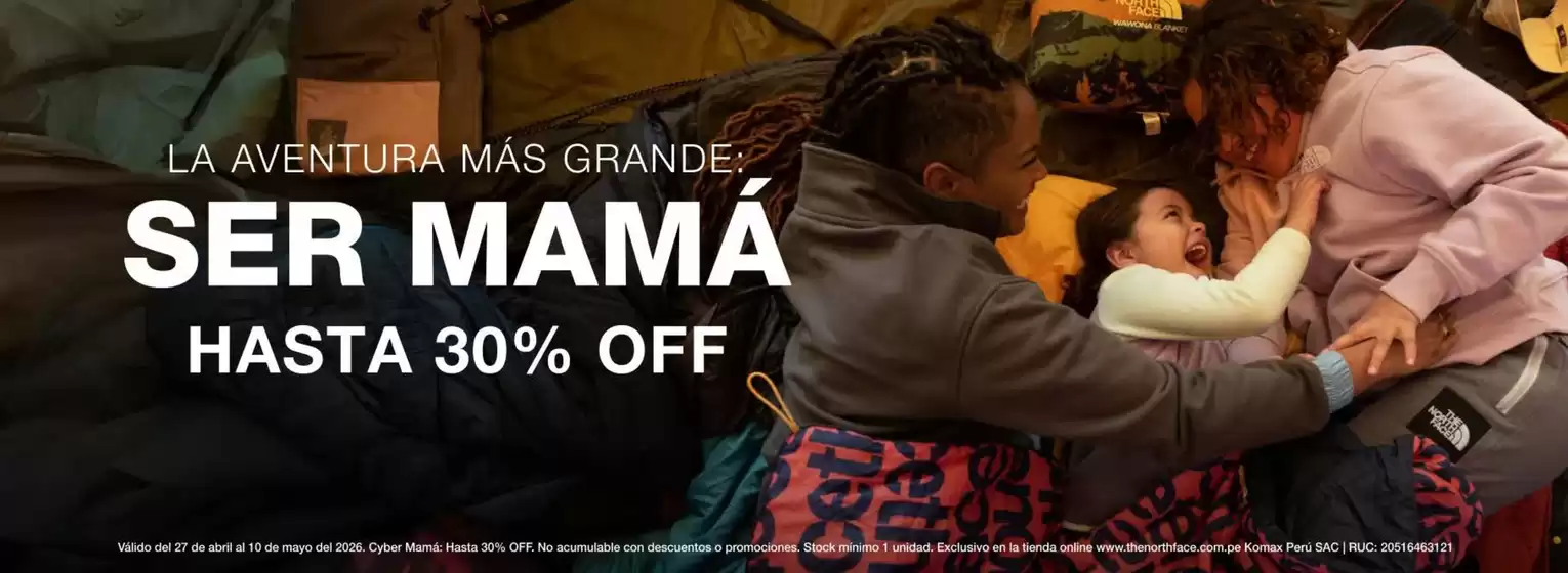 Catálogo The North Face | La aventura mas grande ser mama | 2026-05-04T00:00:00.000Z - 2026-05-11T00:00:00.000Z
