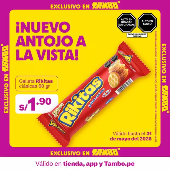 Catálogo Tambo | Excelente oferta para cazadores de gangas | 2026-05-05T00:00:00.000Z - 2026-05-31T00:00:00.000Z