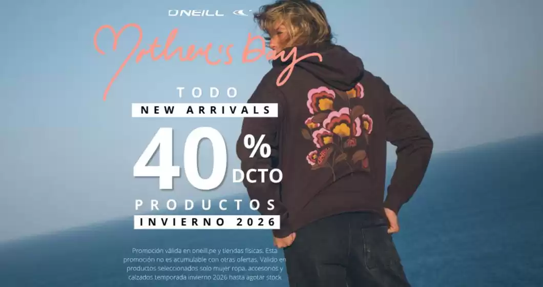 Catálogo O'Neill | Mothers day | 2026-05-05T00:00:00.000Z - 2026-05-10T00:00:00.000Z