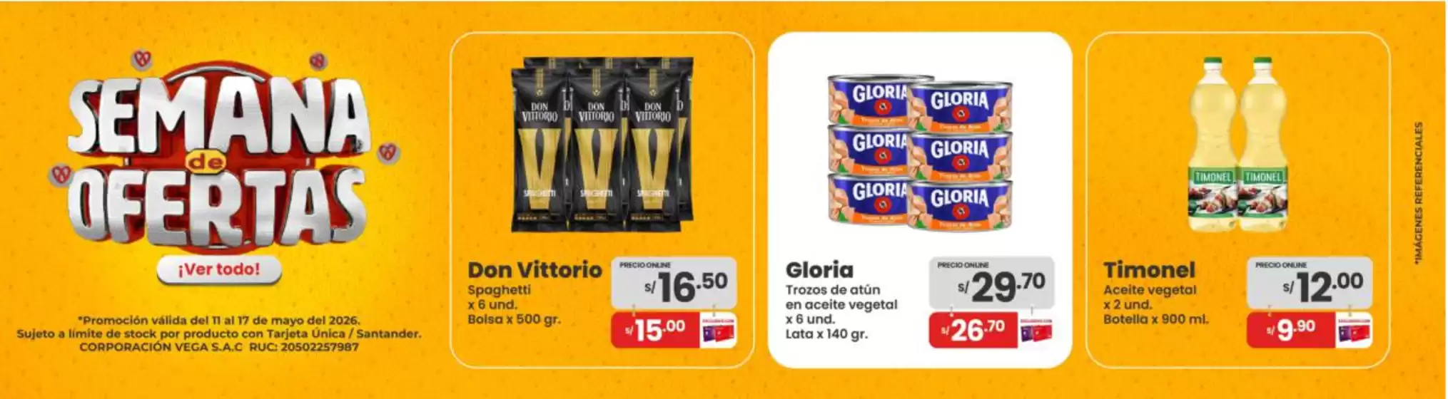 Catálogo Vega | Ofertas exclusivas para nuestros clientes | 2026-05-11T00:00:00.000Z - 2026-05-17T00:00:00.000Z
