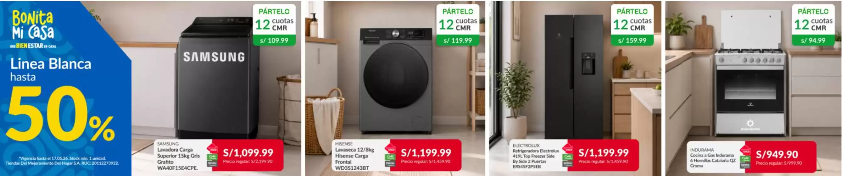Catálogo Sodimac en Lurín | Ofertas y gangas exclusivas | 2026-05-12T00:00:00.000Z - 2026-05-17T00:00:00.000Z
