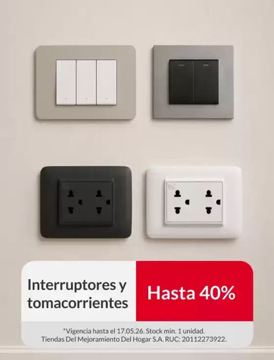Catálogo Sodimac en Lurín | Ofertas especiales atractivas para todos | 2026-05-12T00:00:00.000Z - 2026-05-17T00:00:00.000Z
