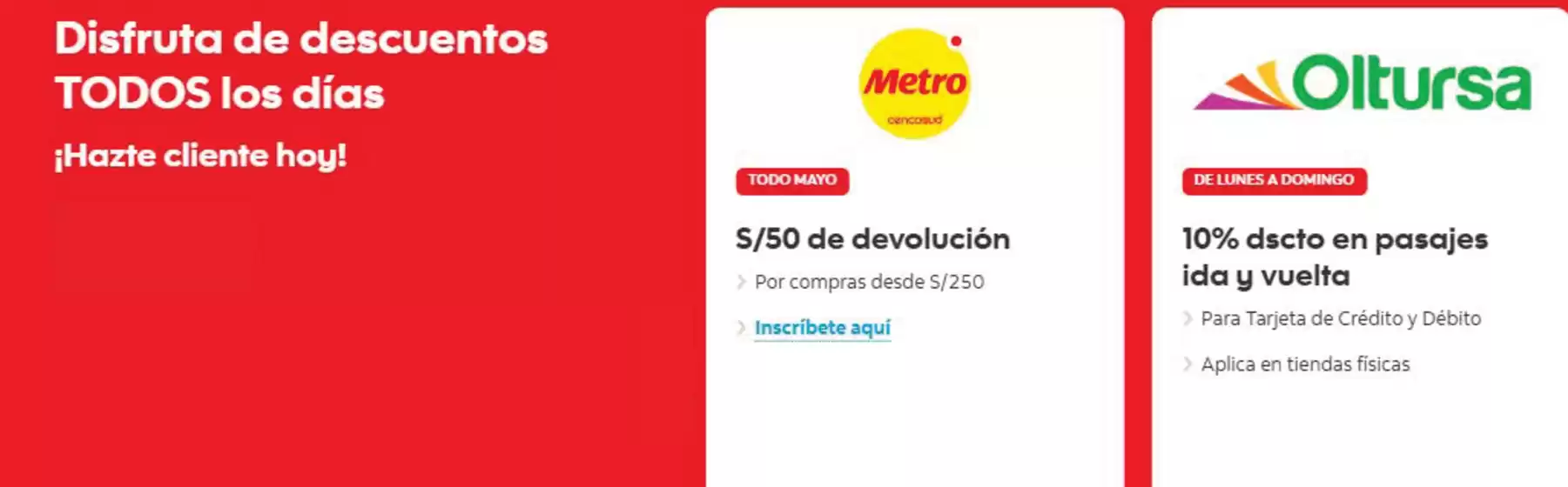 Catálogo Scotiabank en Lima | Disfruta de descuentos  | 2026-05-12T00:00:00.000Z - 2026-05-31T00:00:00.000Z