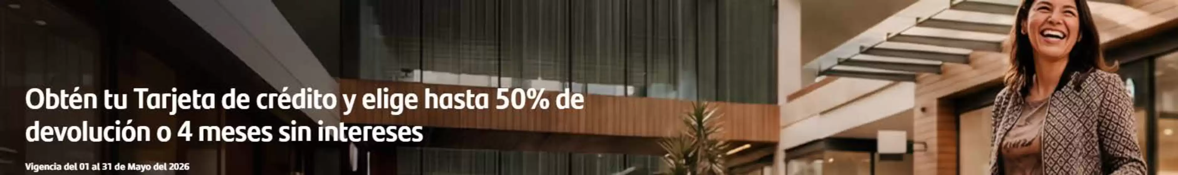 Catálogo Santander en Lima | Obten tu tarjeta de credito y elige hasta 50% | 2026-05-12T00:00:00.000Z - 2026-05-31T00:00:00.000Z
