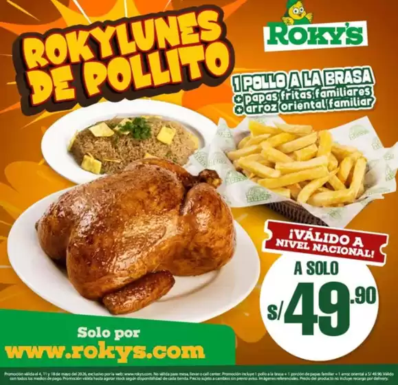 Catálogo Rokys | Rokylunes de pollito | 2026-05-12T00:00:00.000Z - 2026-05-18T00:00:00.000Z