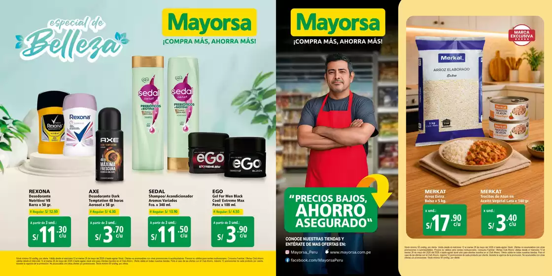 Catálogo Mayorsa en Pucallpa | Promociones actuales | 2026-05-13T00:00:00.000Z - 2026-05-26T00:00:00.000Z