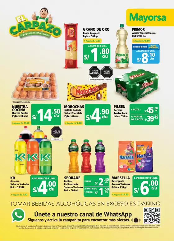 Catálogo Mayorsa en Pucallpa | Mayorsa Ofertas | 2026-05-14T00:00:00.000Z - 2026-05-17T00:00:00.000Z