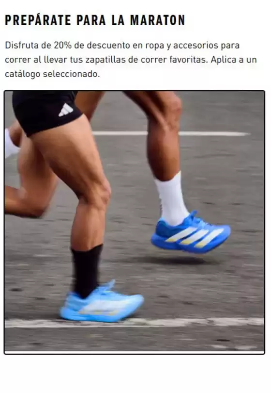 Catálogo ADIDAS | Preparate para la marton | 2026-05-13T00:00:00.000Z - 2026-05-31T00:00:00.000Z