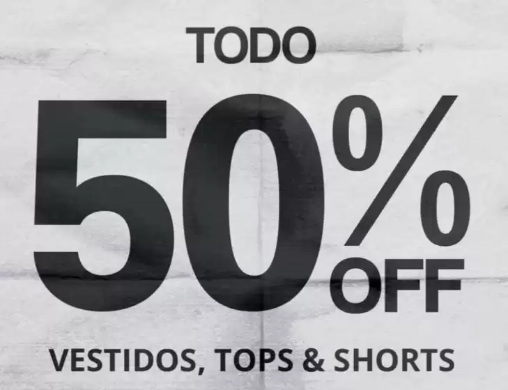 Catálogo Now | Todo 50%off vestidos tops &shorts | 2025-05-07T00:00:00.000Z - 2025-05-11T00:00:00.000Z