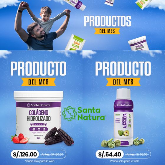 Catálogo Santa Natura | Promociones productos del mes! | 2023-07-04T00:00:00.000Z - 2023-07-31T00:00:00.000Z