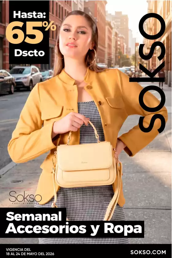 Catálogo Sokso | SEMANAL ACCESORIOS Y ROPA | 2026-05-18T00:00:00.000Z - 2026-05-24T00:00:00.000Z