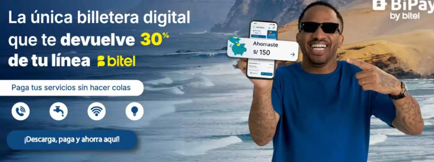 Catálogo Bitel | la unica billetera digital | 2026-05-18T00:00:00.000Z - 2026-05-31T00:00:00.000Z
