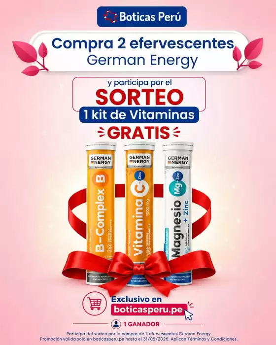 Catálogo Boticas Perú | Compra 2 efervecscentes german energy  | 2026-05-18T00:00:00.000Z - 2026-05-31T00:00:00.000Z