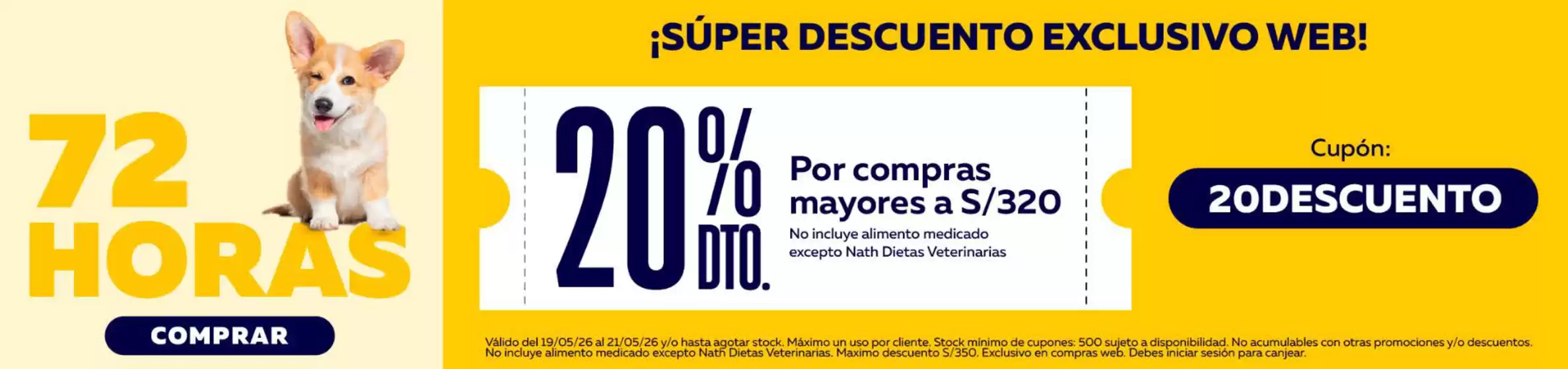 Catálogo Superpet | 72 horas super descuento | 2026-05-19T00:00:00.000Z - 2026-05-21T00:00:00.000Z