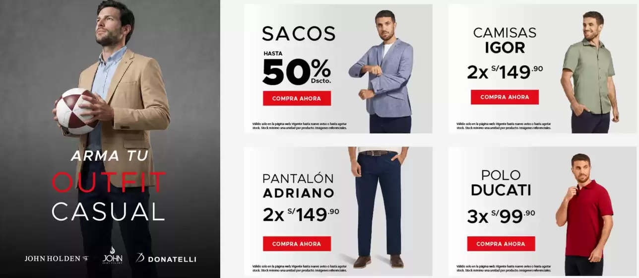Catálogo Tiendas Él | Arma tu outfit casual  | 2026-05-21T00:00:00.000Z - 2026-06-30T00:00:00.000Z