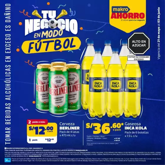 Catálogo Makro en Lurín | Catálago Esp Mundial #11 | 2026-05-21T00:00:00.000Z - 2026-06-03T00:00:00.000Z