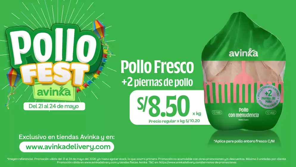 Catálogo Avinka | Gangas exclusivas | 2026-05-21T00:00:00.000Z - 2026-05-24T00:00:00.000Z