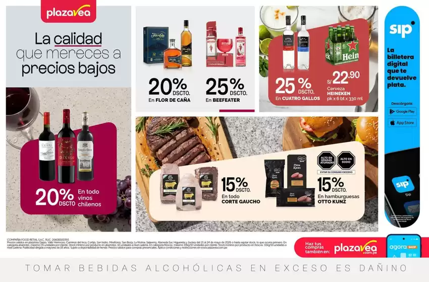 Catálogo Plaza Vea en Lurín | AVISO BOMBA CLUSTER 03 | 2026-05-21T00:00:00.000Z - 2026-05-24T00:00:00.000Z