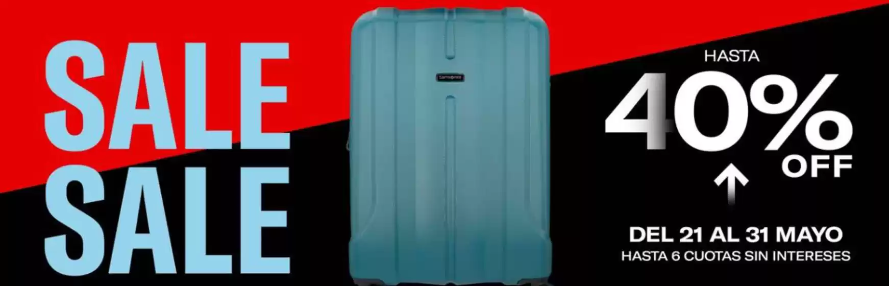 Catálogo Samsonite | Sale | 2026-05-25T00:00:00.000Z - 2026-05-31T00:00:00.000Z