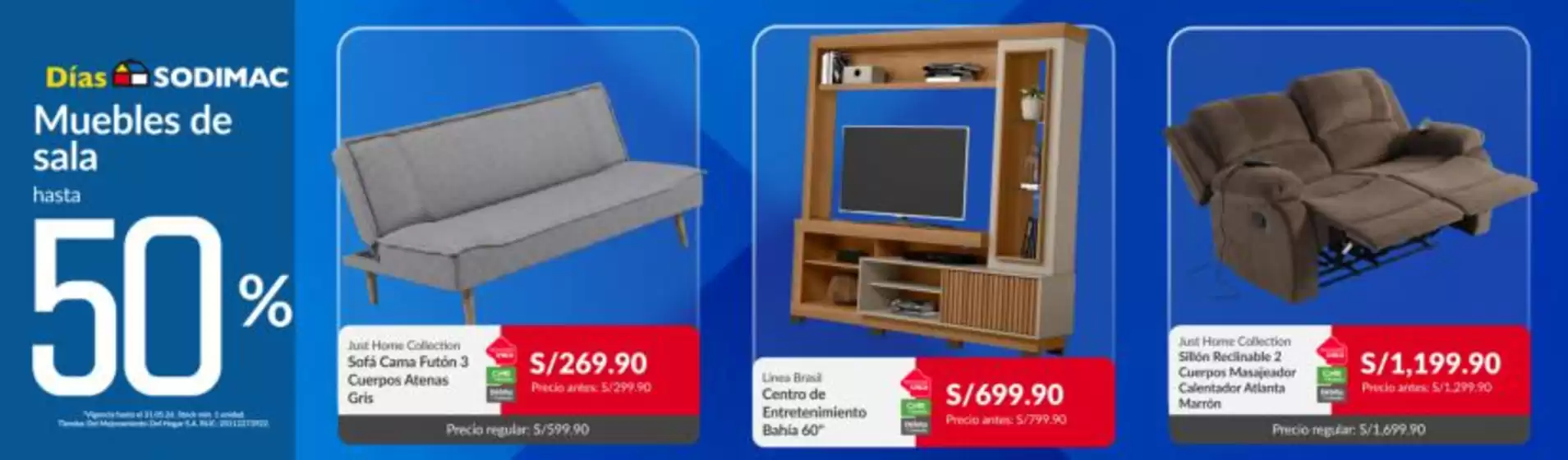 Catálogo Sodimac | Grandes descuentos en productos seleccionados | 2026-05-26T00:00:00.000Z - 2026-06-09T00:00:00.000Z