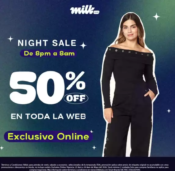 Catálogo Milk Blues | 50%off en toda la web | 2026-05-26T00:00:00.000Z - 2026-05-26T00:00:00.000Z