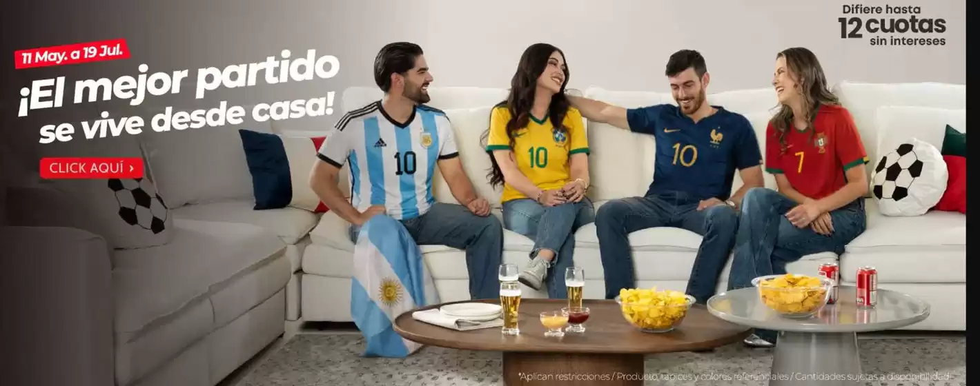 Catálogo Colineal | El mejor partido se vive desde casa! | 2026-05-26T00:00:00.000Z - 2026-07-19T00:00:00.000Z