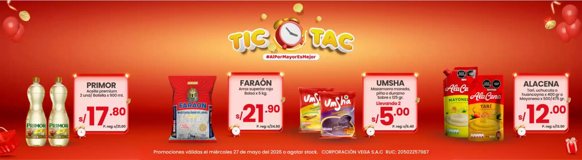 Catálogo Vega en Pomabamba | Gran variedad de ofertas | 2026-05-27T00:00:00.000Z - 2026-05-27T00:00:00.000Z