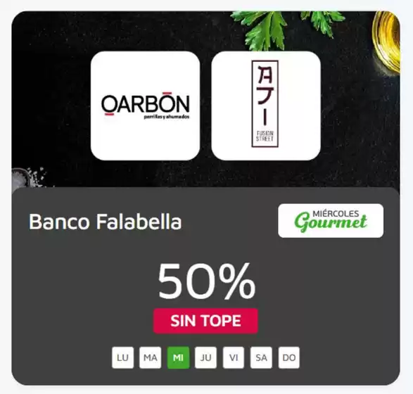 Catálogo Banco Falabella | 50%dscto  | 2026-05-28T00:00:00.000Z - 2026-06-26T00:00:00.000Z