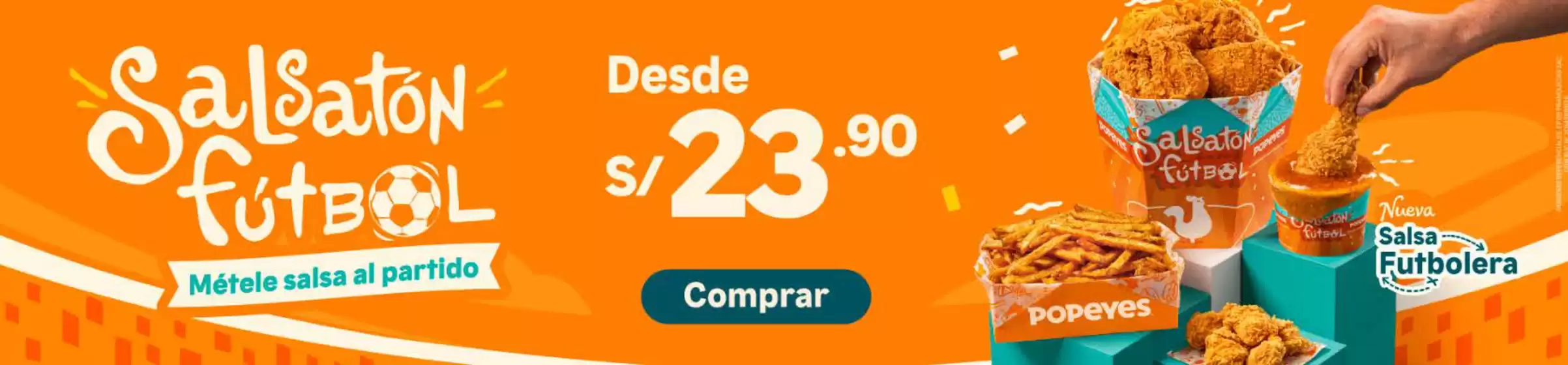 Catálogo Popeyes en Arequipa | Salsaton Futbol | 2026-05-29T00:00:00.000Z - 2026-07-31T00:00:00.000Z