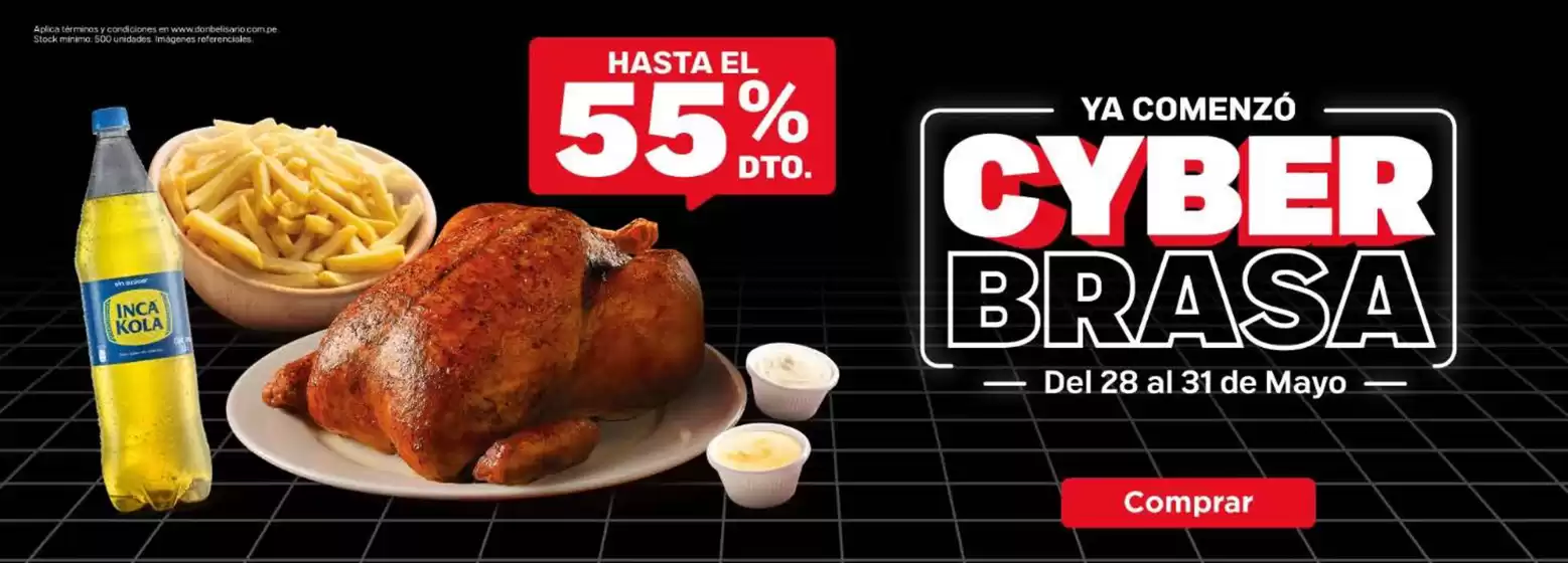 Catálogo Don Belisario en Arequipa | Cyber Brasa | 2026-05-29T00:00:00.000Z - 2026-05-31T00:00:00.000Z