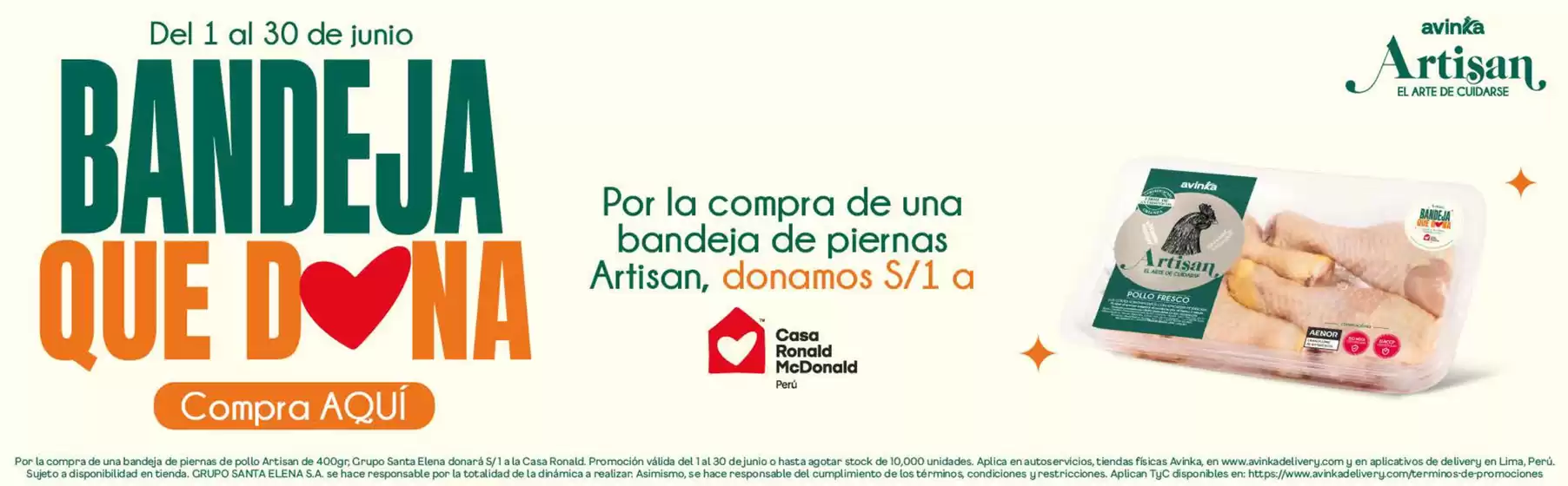 Catálogo Avinka | Bendeja que dona  | 2026-06-01T00:00:00.000Z - 2026-06-30T00:00:00.000Z