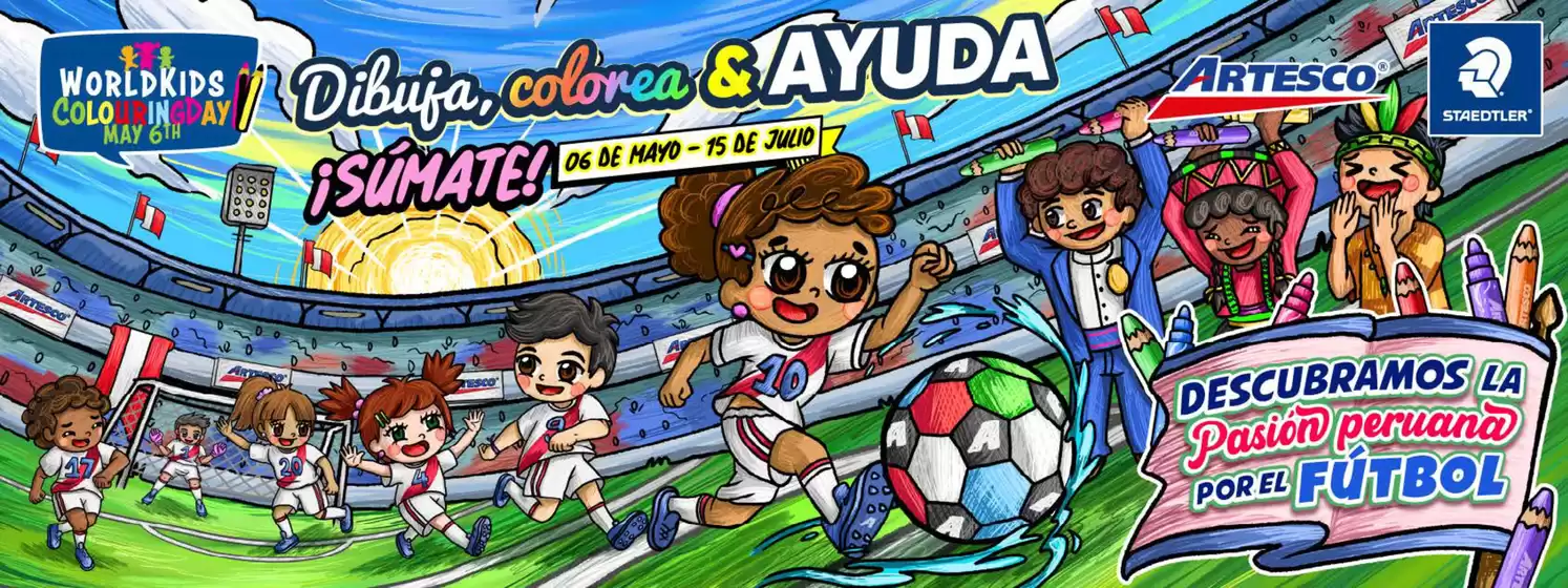 Catálogo Artesco | Descubramos la pasion peruana por el futbol  | 2026-06-03T00:00:00.000Z - 2026-06-15T00:00:00.000Z