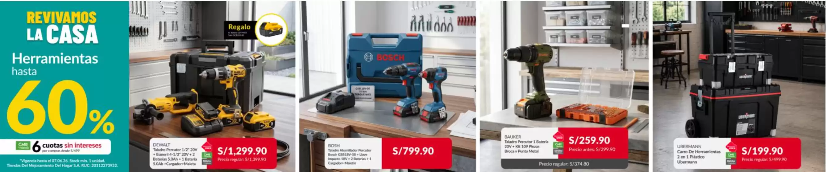 Catálogo Sodimac | Ofertas especiales para ti | 2026-06-03T00:00:00.000Z - 2026-06-07T00:00:00.000Z