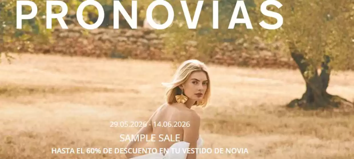 Catálogo Pronovias | Sample Sale | 2026-06-04T00:00:00.000Z - 2026-06-14T00:00:00.000Z