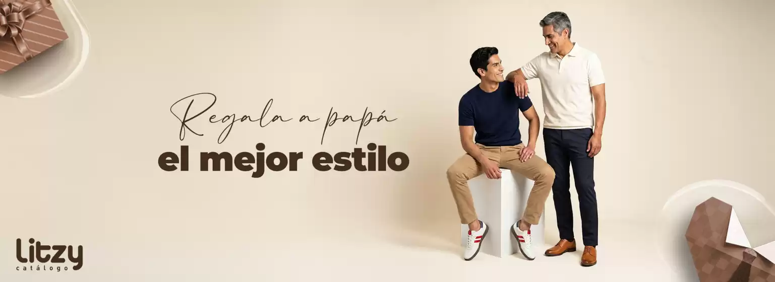Catálogo Litzy Catálogo | Regala a papa el mejor estilo  | 2026-06-05T00:00:00.000Z - 2026-06-30T00:00:00.000Z