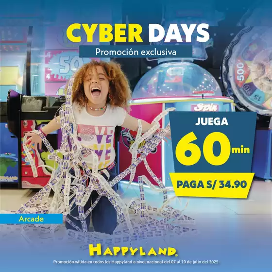 Catálogo Happyland | Cyber Days  | 2025-07-08T00:00:00.000Z - 2025-07-10T00:00:00.000Z