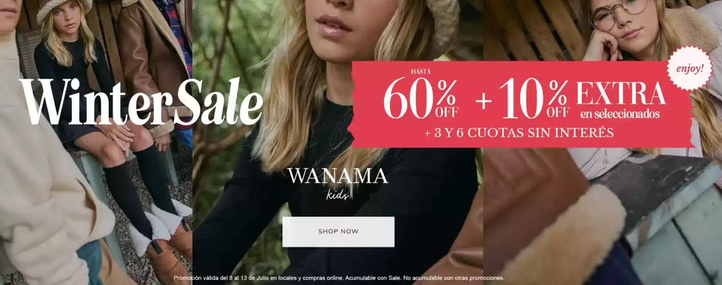 Catálogo Wanama | Winter Sale  | 2025-07-08T00:00:00.000Z - 2025-07-13T00:00:00.000Z