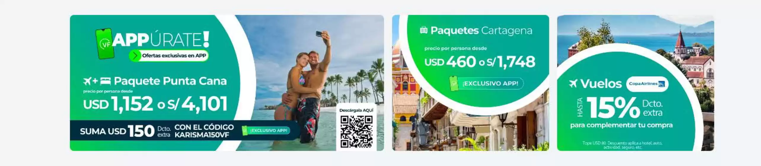 Paquetes ofertas 