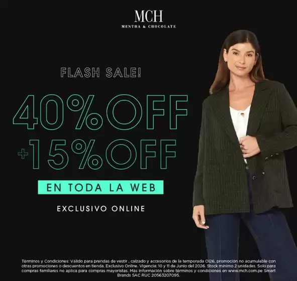 Catálogo Mentha & Chocolate | Flash Sale | 2026-06-10T00:00:00.000Z - 2026-06-11T00:00:00.000Z