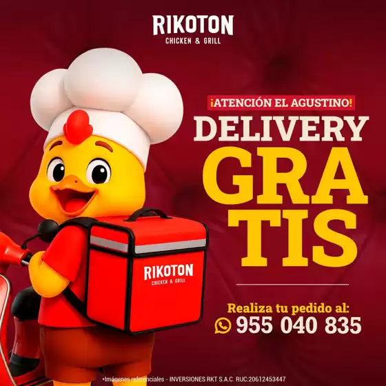 Catálogo Rikoton Chicken | Delivery Gratis | 2026-06-10T00:00:00.000Z - 2026-06-30T00:00:00.000Z