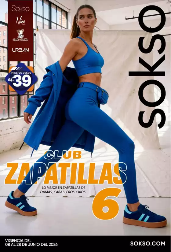 Catálogo Sokso | CLUB ZAPATILLAS 6 | 2026-06-08T00:00:00.000Z - 2026-06-28T00:00:00.000Z
