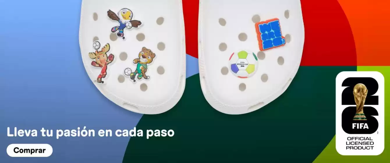 Catálogo Crocs | Lleva tu pasion en cada paso | 2026-06-11T00:00:00.000Z - 2026-07-31T00:00:00.000Z